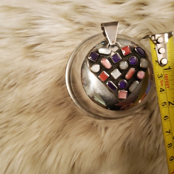 Native American Navajo Heart Pendant EUC - Picture 8 of 11